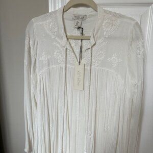 2 for $25: Rachel Zoe Boho White Peasant Top